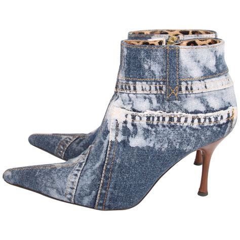 dolce & gabbana denim boots.